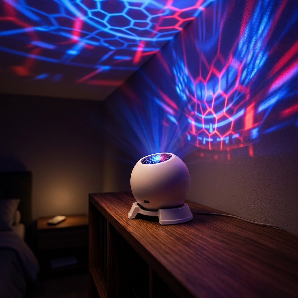 NFLBEAM in a dark room
